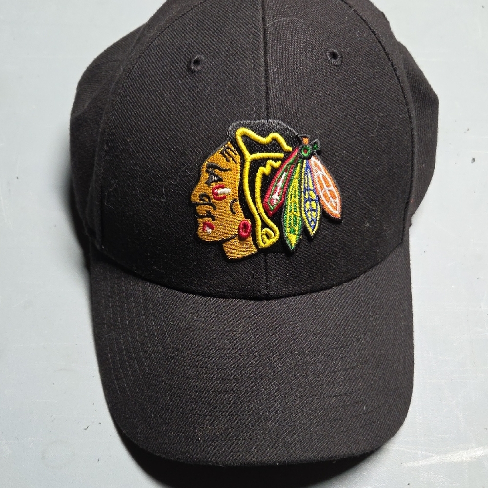 Embroidered Black Cap with Colorful Design